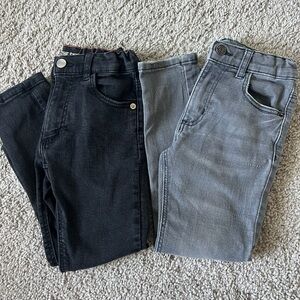 Black & Grey Zara Boy Skinny Jeans